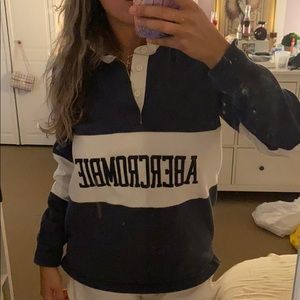 Long sleeve striped Rugby shirt